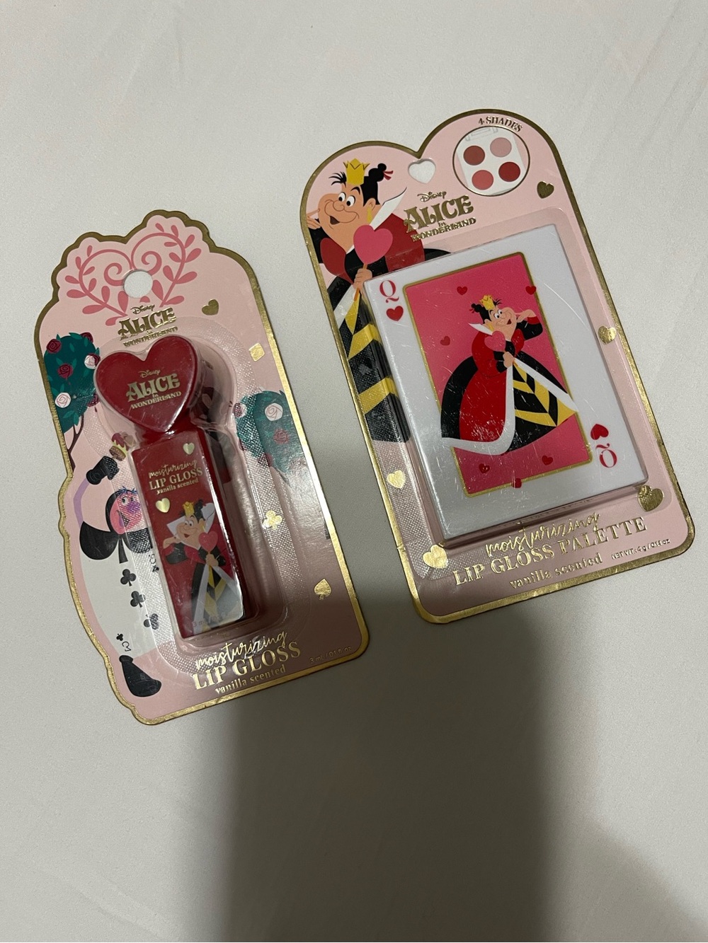 Disney Queen of Hearts Lip Gloss bundle